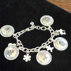 Brighton Christmas Carol Charm Bracelet . Pre Owned